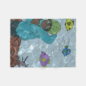 Rocker Boy Fleece Blanket (Vorderseite (Horizontal))