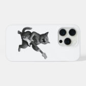 Rocker Cat iPhone Case Hülle (Rückseite (Horizontal))