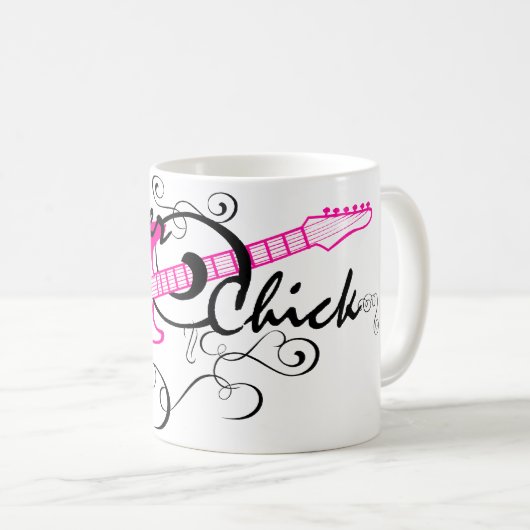 Rocker Chick Kaffeetasse (VorderseiteRechts)
