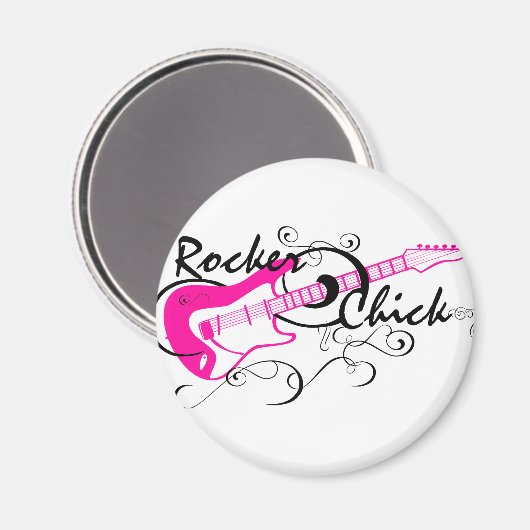 Rocker Chick Magnet (Vorderseite/Rückseite)