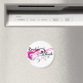 Rocker Chick Magnet (In Situ (Geschirrspüler))