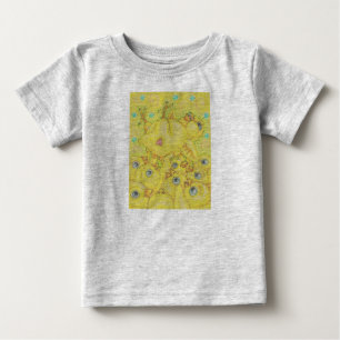 ROCKER CHICK Mosh Pit BABY JERSEY T SHIRT Yellow
