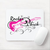 Rocker Chick Mousepad (Mit Mouse)