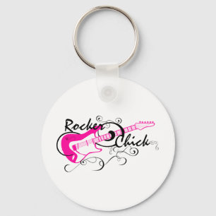 Rocker Chick Schlüsselanhänger