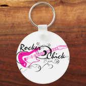 Rocker Chick Schlüsselanhänger (Vorderseite)