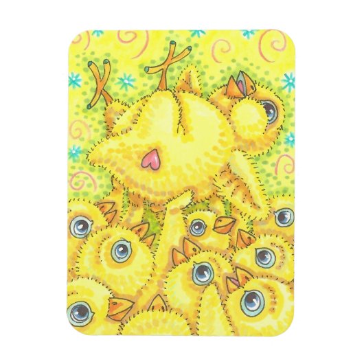 ROCKER CHICK SPRING MOSH PIT MAGNET Rectangle (Vertikal)