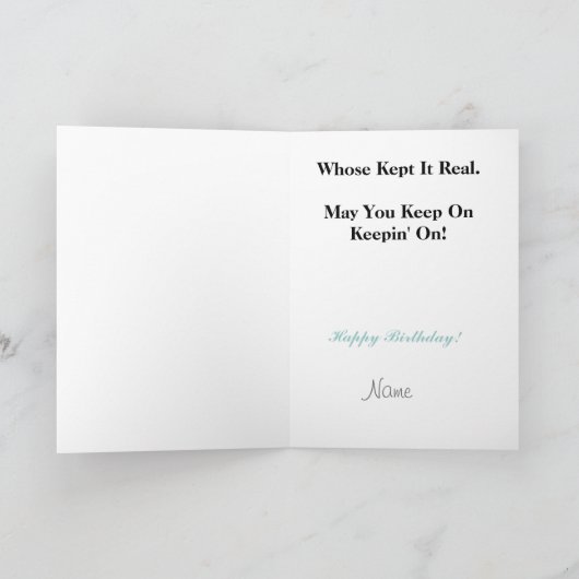 Rocker, der weg von der karte (Innenseite)