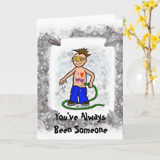 Rocker, der weg von der karte (Gelbe Blume)