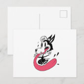 Rocker Dog Postkarte (Vorne/Hinten)