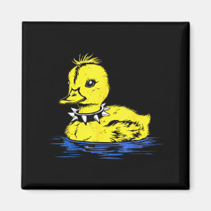 Rocker-Ente Punk-Metal-Rock-and-Roll-Musik-Kleinki Magnet