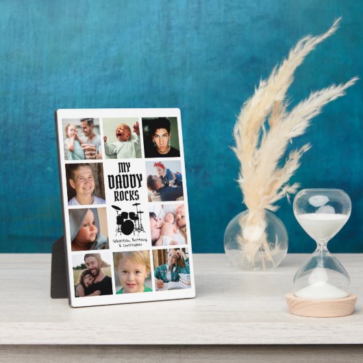 Rocker Father | Mein Daddy Rocks Foto Fotoplatte (Seite)