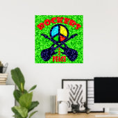 ROCKER FÜR FRIEDENSTER POSTER (Heimbüro)