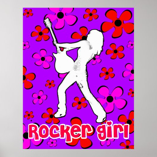 Rocker Girl Poster (Vorne)