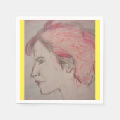 Rocker Girl Serviette (Vorderseite)