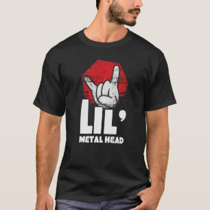 Rocker Hand Metal Sign Rock Musik Lover Little Met T-Shirt