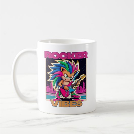 Rocker-Igel Kaffeetasse (Links)