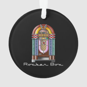 Rocker-Kasten-Musikautomat-Retro Felsen Ornament