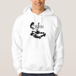 Rocker-Mädchen Hoodie