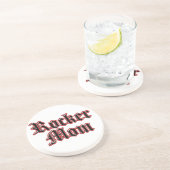 Rocker-Mama Getränkeuntersetzer (Seite)