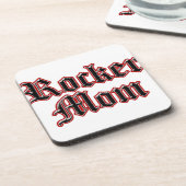 Rocker-Mama Getränkeuntersetzer (Linke Seite)