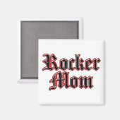 Rocker-Mama Magnet (Vorderseite/Rückseite)