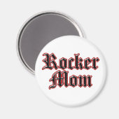 Rocker-Mama Magnet (Vorderseite/Rückseite)