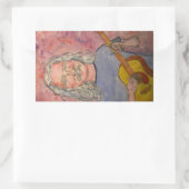 Rocker Rechteckiger Aufkleber (Tasche)