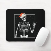 Rocker Skeleton Cap Skater Cool Halloween Punk Mousepad (Mit Mouse)