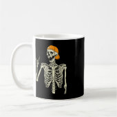 Rocker Skeleton Cap Skater Cool Halloween Punk Roc Kaffeetasse (Links)