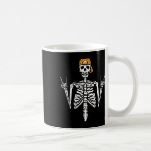 Rocker Skeleton Cap Skater Cool Halloween Punk Roc Kaffeetasse