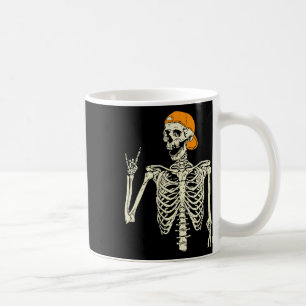 Rocker Skeleton Cap Skater Cool Halloween Punk Roc Kaffeetasse