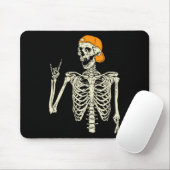 Rocker Skeleton Cap Skater Cool Halloween Punk Roc Mousepad (Mit Mouse)