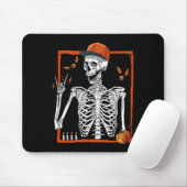 Rocker Skeleton Hand Rock on Costume Fun Halloween Mousepad (Mit Mouse)