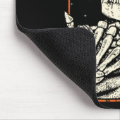 Rocker Skeleton Hand Rock on Costume Fun Halloween Mousepad (Ecke)