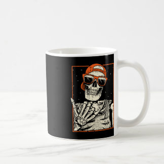 Rocker Skeleton Hand Rock on Costume Funny Hallowe Kaffeetasse