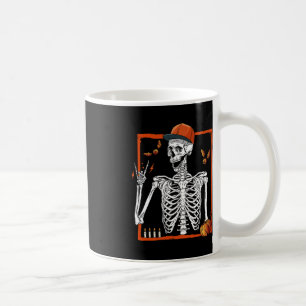 Rocker Skeleton Hand Rock on Costume Funny Hallowe Kaffeetasse