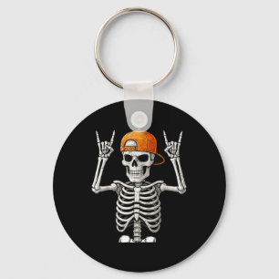 Rocker Skeleton Hand Rock on Costume Funny Hallowe Schlüsselanhänger