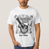Rocker-Vater T-Shirt (Vorderseite)