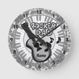 Rocker-Vater-Uhr Runde Wanduhr