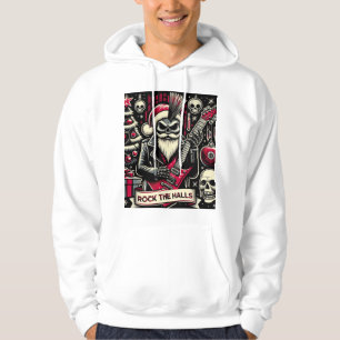 Rocker-Vater Weihnachten Hoodie