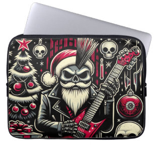 Rocker-Vater Weihnachten  Laptopschutzhülle