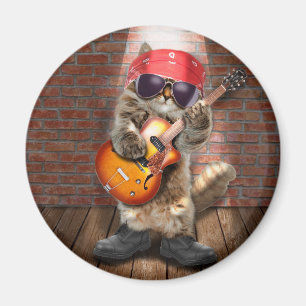 Rockerkatze Magnet