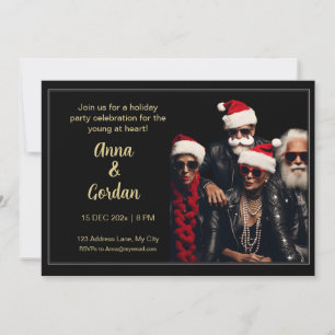 Rockers, die jung im Herzen sind, laden ein Dankeskarte