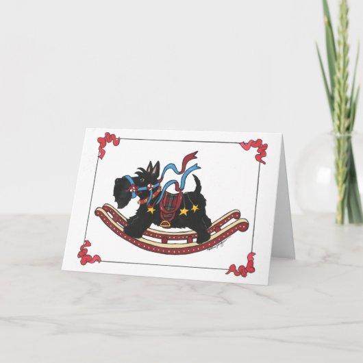 RockerScottie Feiertagskarte (Vorderseite)