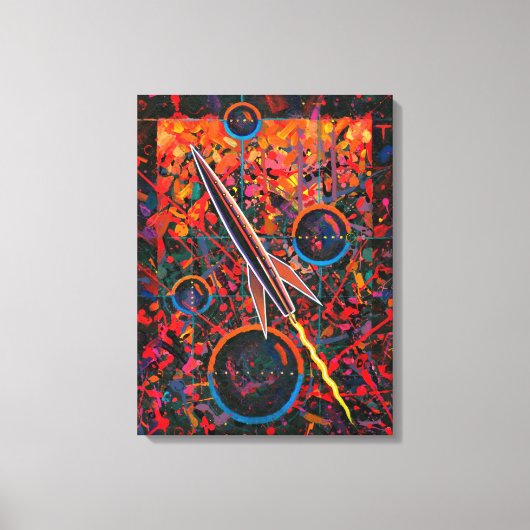 Rocket #91 Canvas Print Leinwanddruck (Vorderseite)