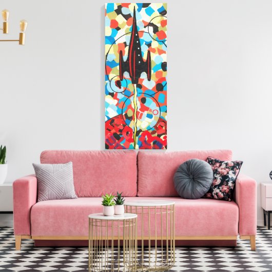 Rocket #92 Canvas Print Leinwanddruck (Insitu (Wohnzimmer))