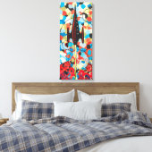 Rocket #92 Canvas Print Leinwanddruck (Insitu (Schlafzimmer))