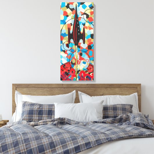 Rocket #92 Canvas Print Leinwanddruck (Insitu (Schlafzimmer))