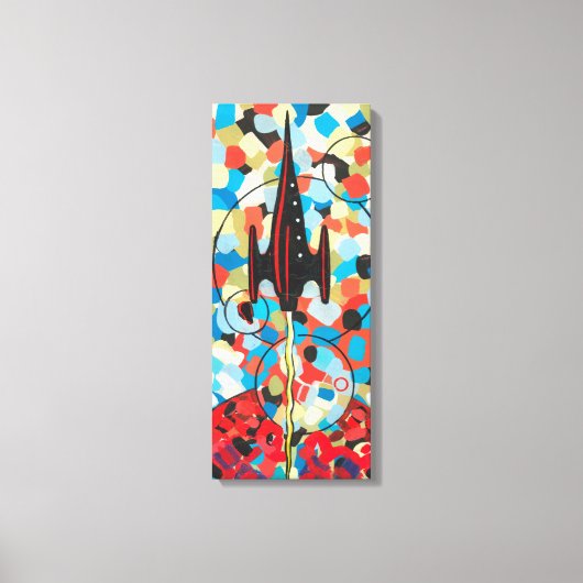 Rocket #92 Canvas Print Leinwanddruck (Vorderseite)