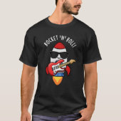 Rocket and Roll Funny Rocket Puff Dark BG T-Shirt (Vorderseite)